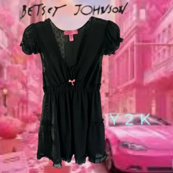 Vintage Y2K Betsey Johnson Slip Dress Intamates - Picture 16 of 16